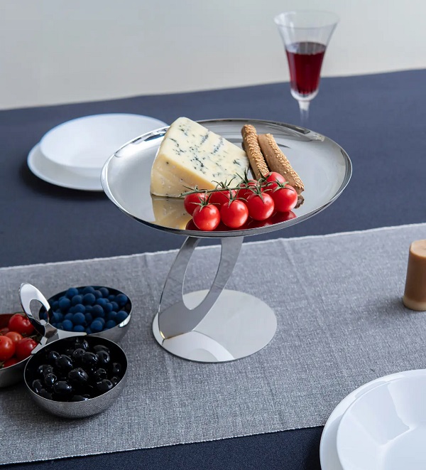 Rostfritt våningsfat i olika nivåer – MAT STEEL