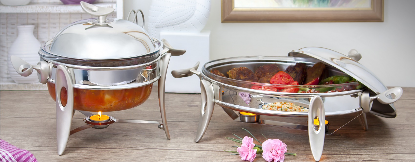 Elegant ovalt serveringsfat i rostfritt stål – perfekt för festdukning, buffé och stilfull servering | MAT STEEL